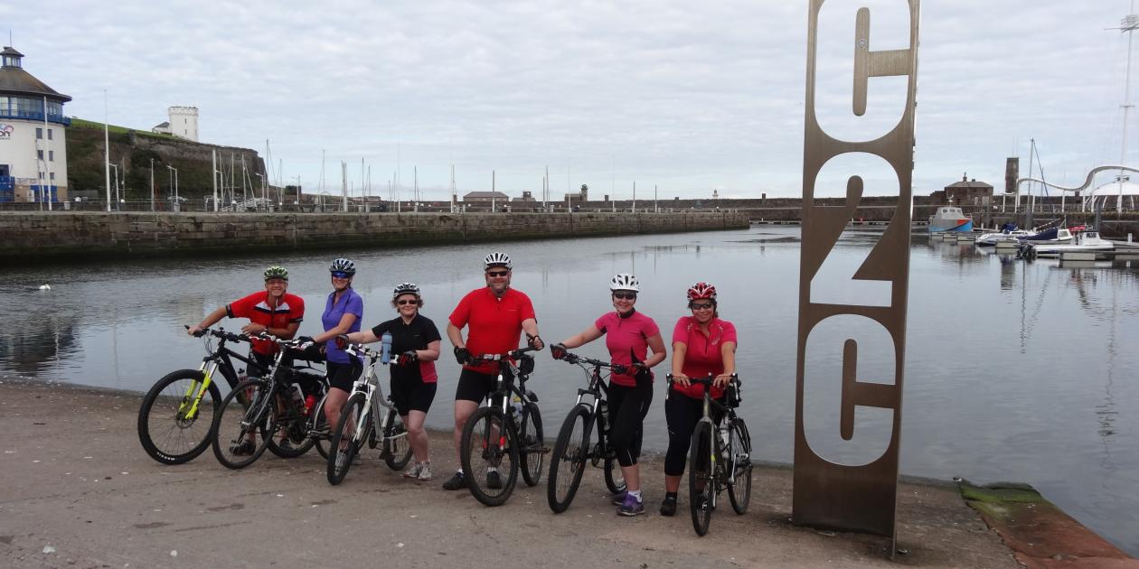 Coast to coast cycling trip