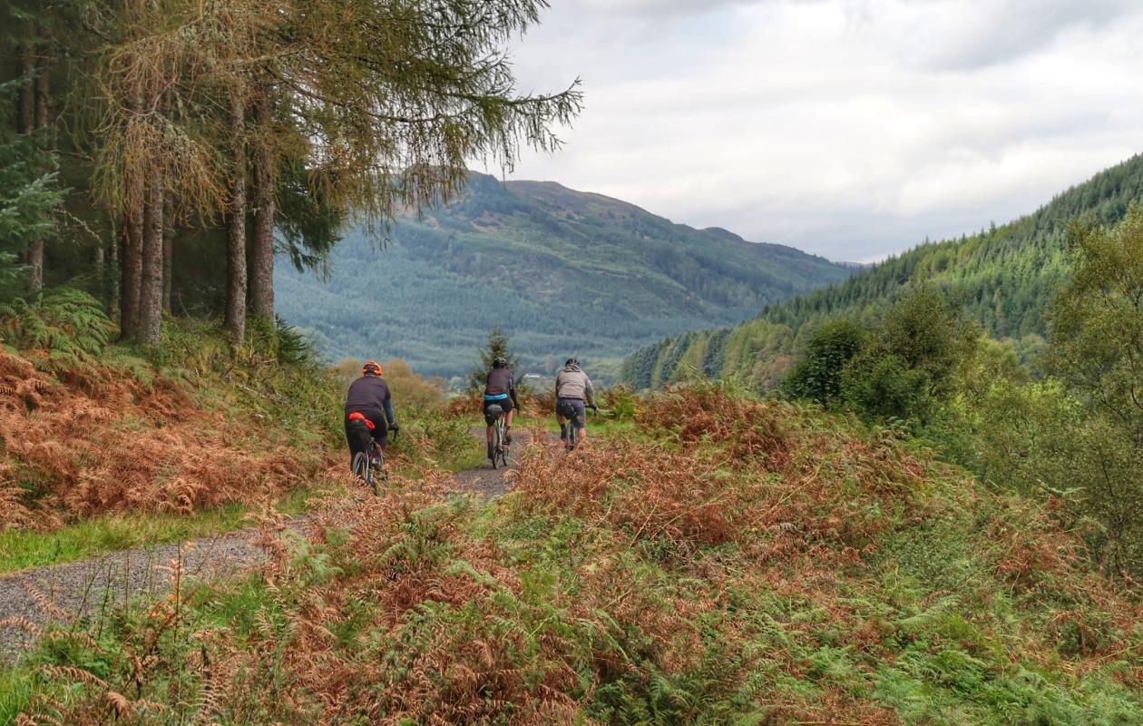 Gravel biking Scotland