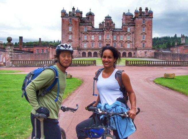 Biking at Drumlanrig Castle