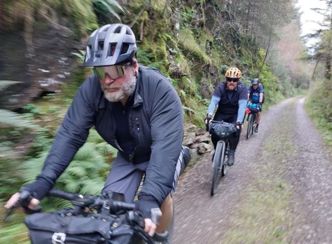 Gravel biking adventure trail