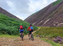 Blue graded mountain bike tour Scotland