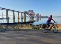 Cycling tour at Forth Bridge Edinburgh