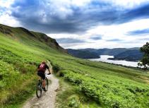 Cycling near Ullswater