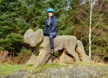 Fox sculpture Grizedale