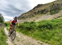 Mountain biker near Pooley Bridge