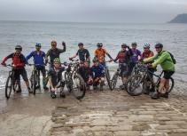 Mountain bikers end of C2C