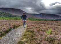 Mountain biking heather