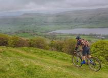 Mountain biking landscape Yorkshire