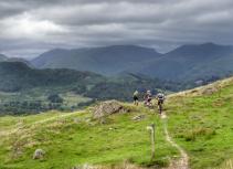 Mountain biking singletrack in the Lake Distict