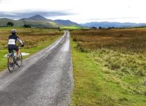 Bike ride scenic landscape