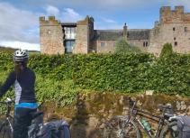 Biker with castle 