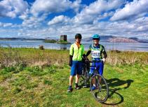 Biking adventure near Castle Stalker