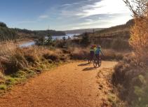 biking Kielder Lake