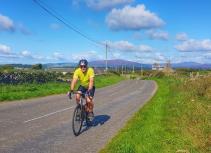 Cycling in countryside