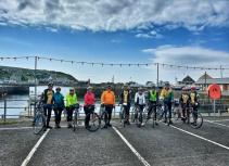 Cycling group Portpatrick Harbour