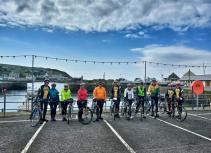 Cycling group Portpatrick Harbour