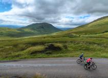 Cycling in Scottish Highlands