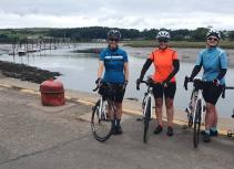 Cycling trip Kirkcudbright harbour