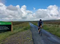 cyclist Tarras Valley nature reserve