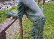 Fisherman statue