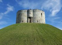 Historic Castle on hill in York