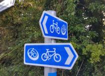 Lakes and Dales direction sign