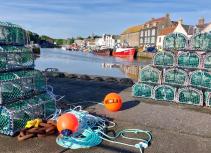 Lobster creels Eyemouth harbour