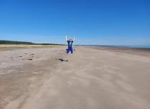 Sandy beach Dundee Coast