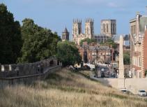 York city walls and cathedral