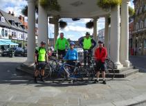 Cycling group Beverley town square