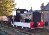 Vintage train enthusiast